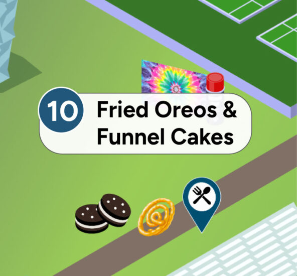Fried Oreos and Funnel Cakes Station 10